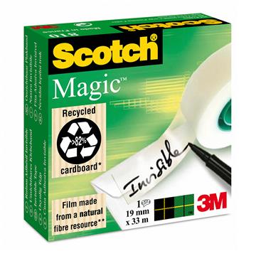 Dokumenttejp Scotch Magic 810 19mm x 33m 