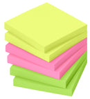 Notisar Info Notes Brilliant mix sorterade färger 75x75mm