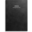 Almanacka 1066 Företagarkalendern svart konstläder 2024