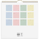 Almanacka Burde 1752 Väggkalender Color, FSC Mix 2024