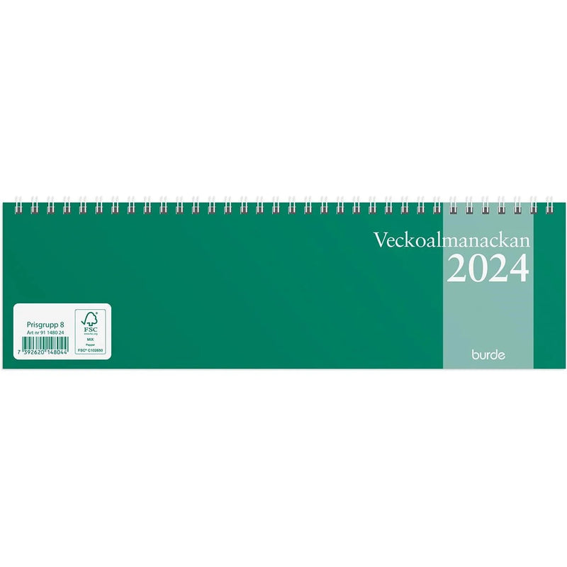 Almanacka 1480 Veckoalmanackan 2024