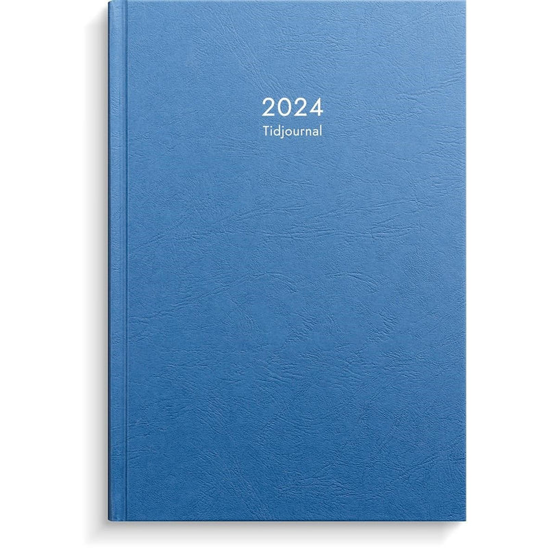 Almanacka 1000 Tidjournal kartong 2024 blå