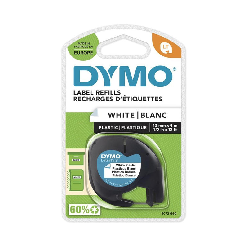 Label tape Dymo Letra tag white