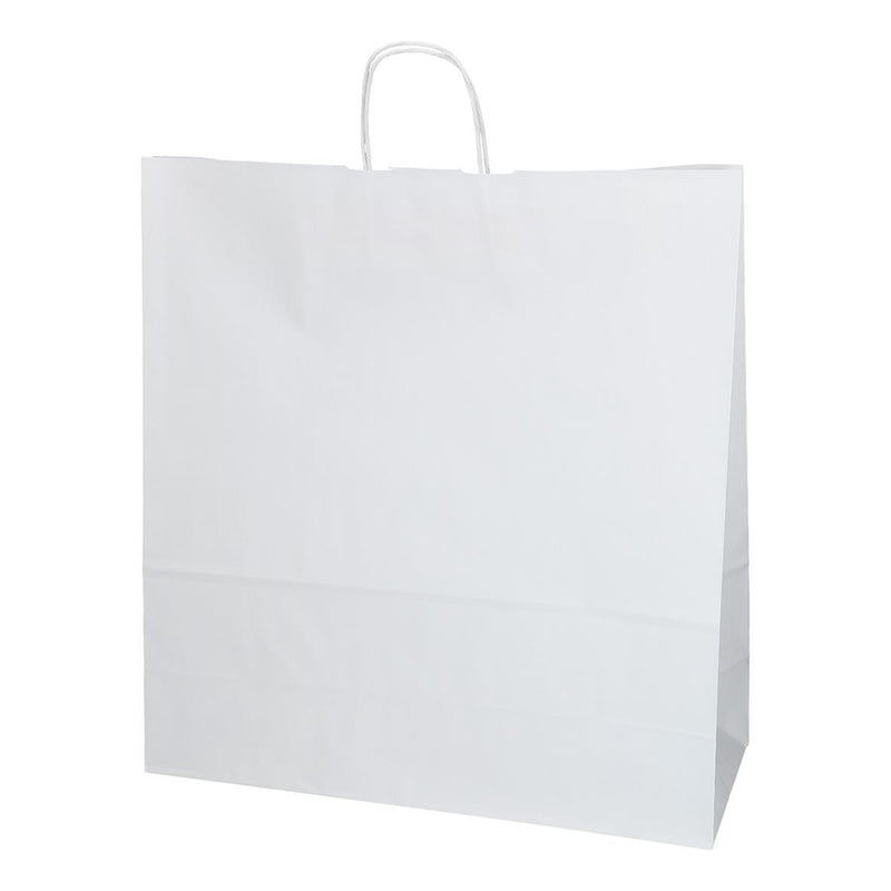 Carrying case Cardboard Twisted Handle White 450x170x480mm 150 pcs / carton