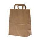 Bärkasse Papp Platta handtag Brun 30L 200st/fp