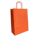 Papp Tvinnat Handtag Orange 180x80x220mm 300st/fp