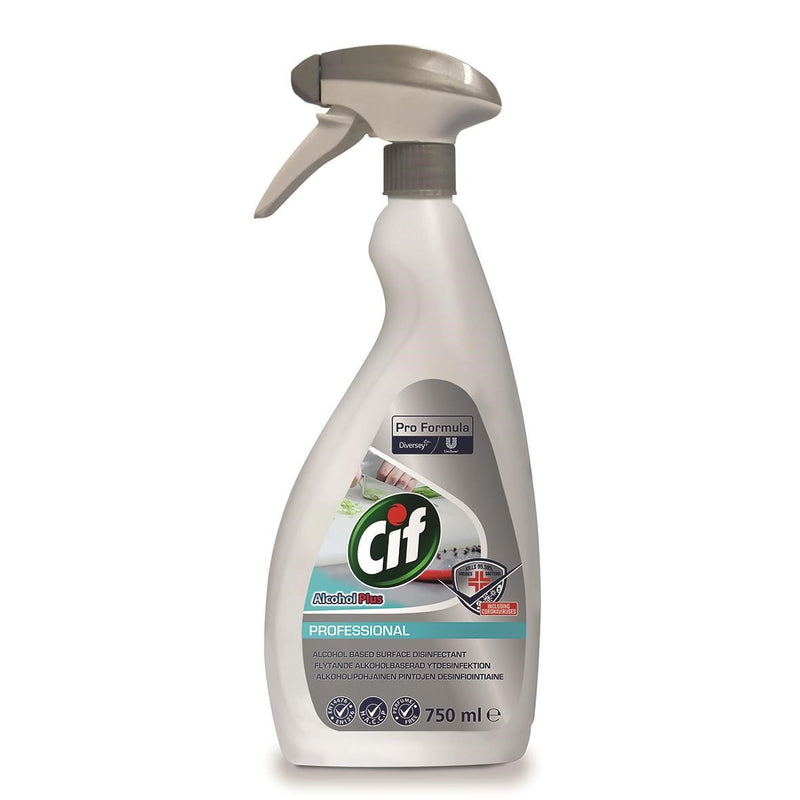 Surface disinfection Cif Professional Alcohol Plus 750ml