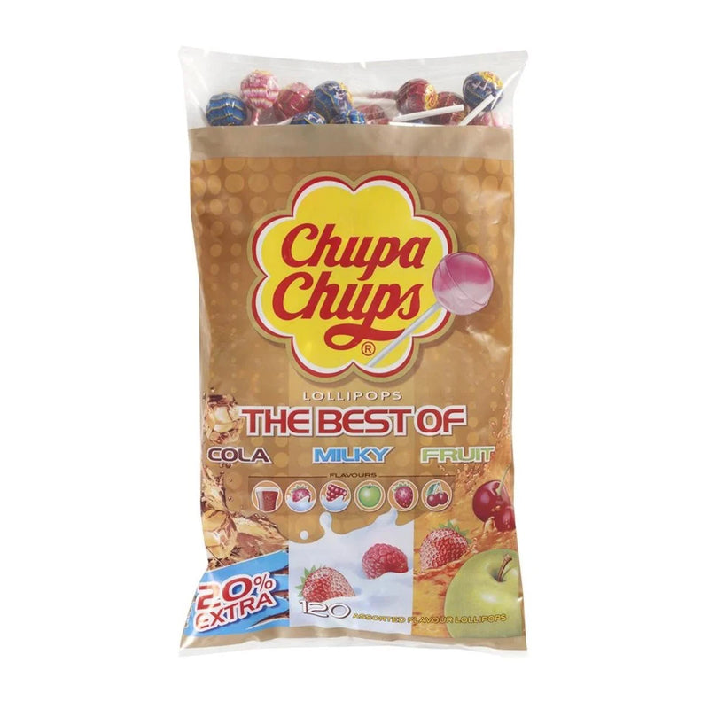 Candy Chupa Chups Lollipops Best Of Bags 120 lollipops/pk