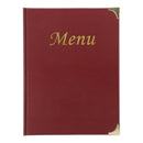 Menypärm Basic Röd A4