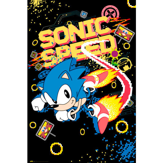 Maxi poster Sonic Speed