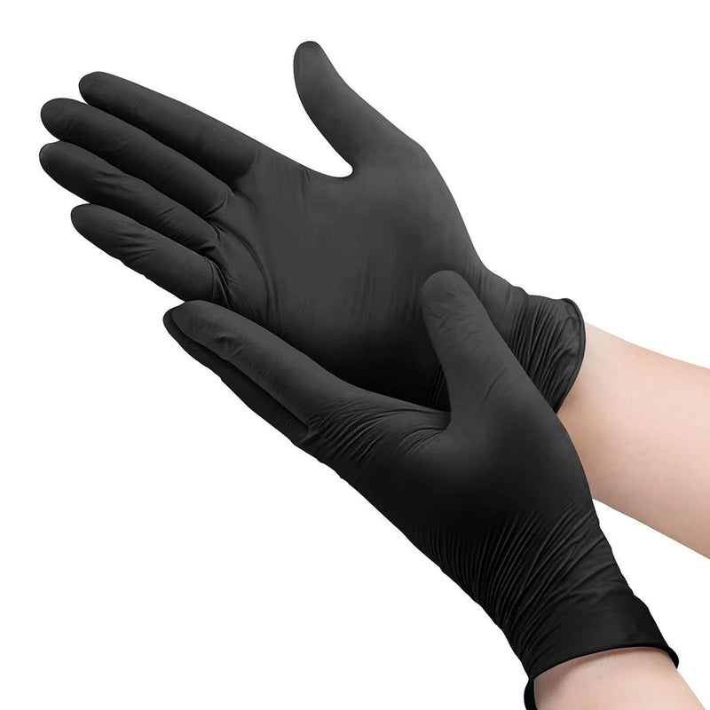 Disposable glove Nitrile Powder-free Black S-XL
