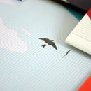 Paperways COMPAT WORLD MAP GREEN