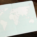 Paperways COMPAT WORLD MAP GREEN