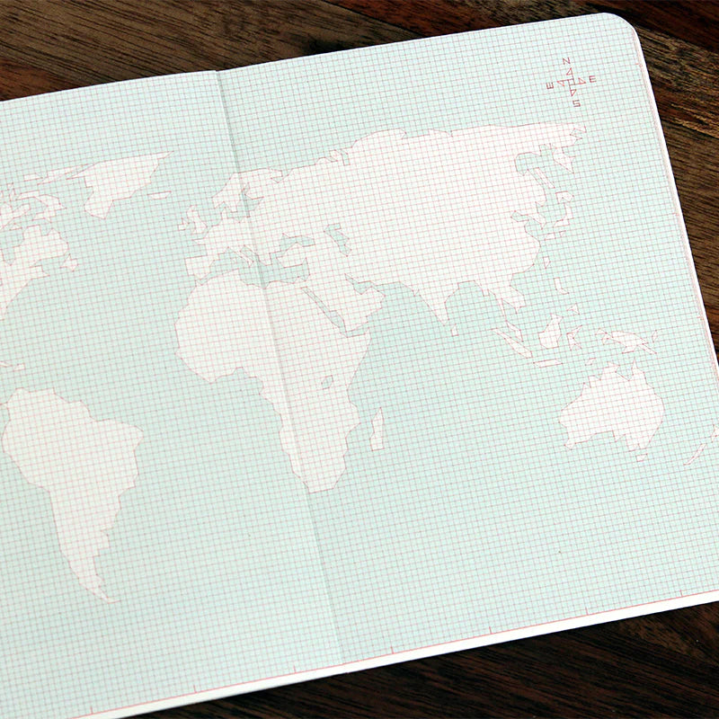 Paperways COMPAT WORLD MAP GRÖN