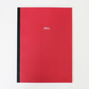 Paperways PAPERWAYS NOTEBOOK L - WEEKLY RED