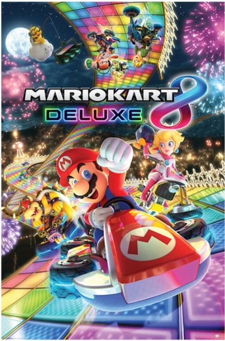 Maxiposter Mario kart 8 Deluxe