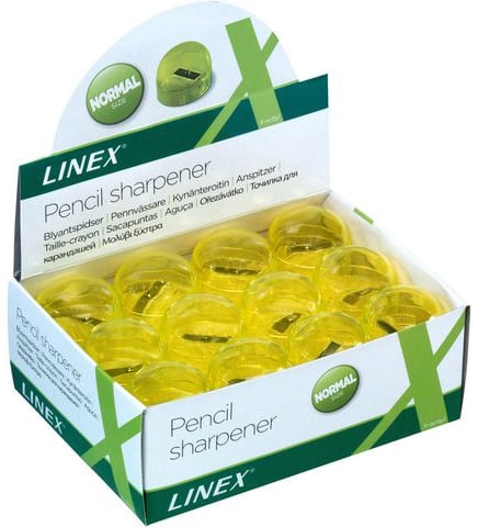Pencil sharpener Linex Yellow