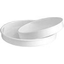 Plastic lid for cardboard tube 80mm 60pcs/pack