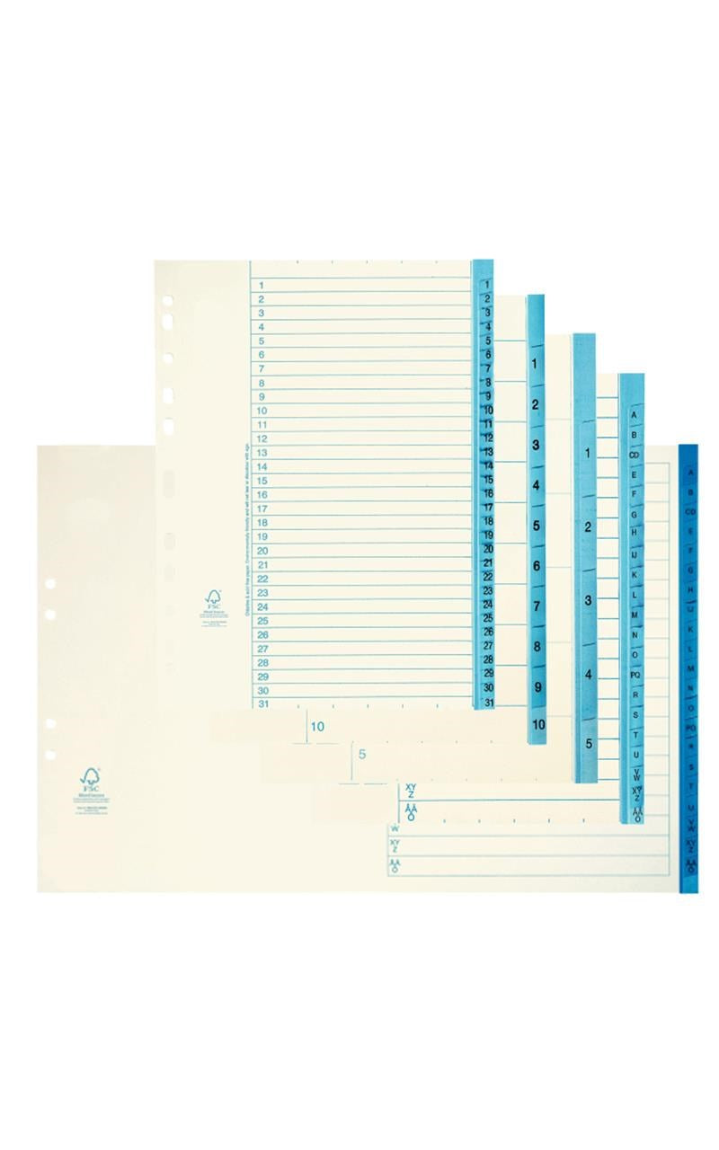 Folder index AllOffice paper 1-31 A4