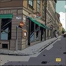 Vykort Ola Skogäng  Kraken of Stockholm 8 Slingerbunten