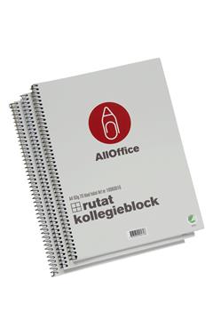 Kollegieblock AllOffice rutat A4 