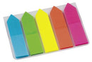Indexpilar Info Notes transparent film sorterade färger 12 x 50 mm 