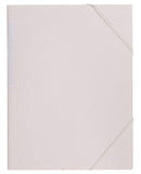 Snoddmapp kartong 3-klaff vit A4 