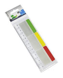 Märkflik Strong 3 färger 50x38mm+linjal 3x10/fp 