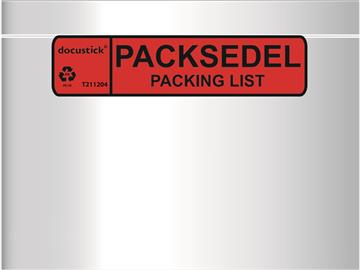 Packsedelkuvert C6 med tryck 100st/fp 252g