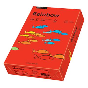 Kopieringspapper Rainbow intensive red A4 120g 