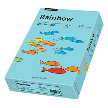 Kopieringspapper Rainbow medium blue A4 120g 