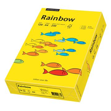 Kopieringspapper Rainbow intensive yellow A4 120gr 