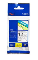 Märkband Brother Tze231 12mm svart/vit 8m 