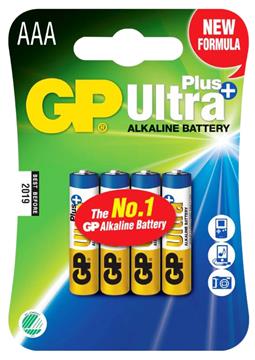 Batteri GP Ultra Plus LR03/AAA 4st/fp 