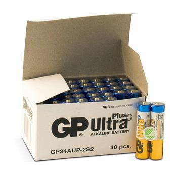 Batteri GP Ultra Plus LR03/AAA 40st/fp 