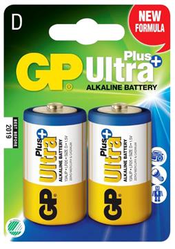 Batteri GP Ultra Plus LR20/D 2st/fp 