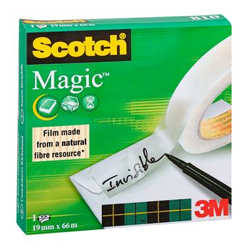 Dokumenttejp Scotch Magic 810 19mm x 66m 