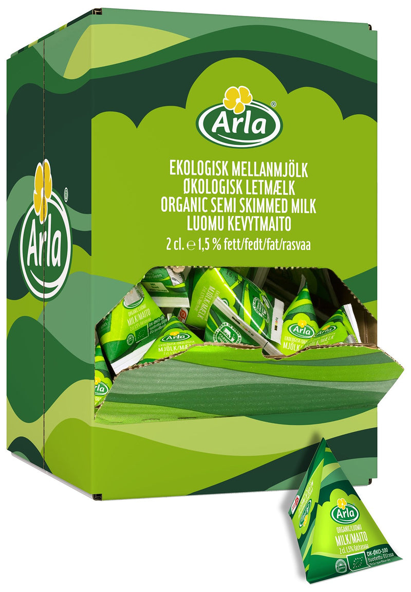 Coffee milk Arla Organic 2cl 100pcs/pack