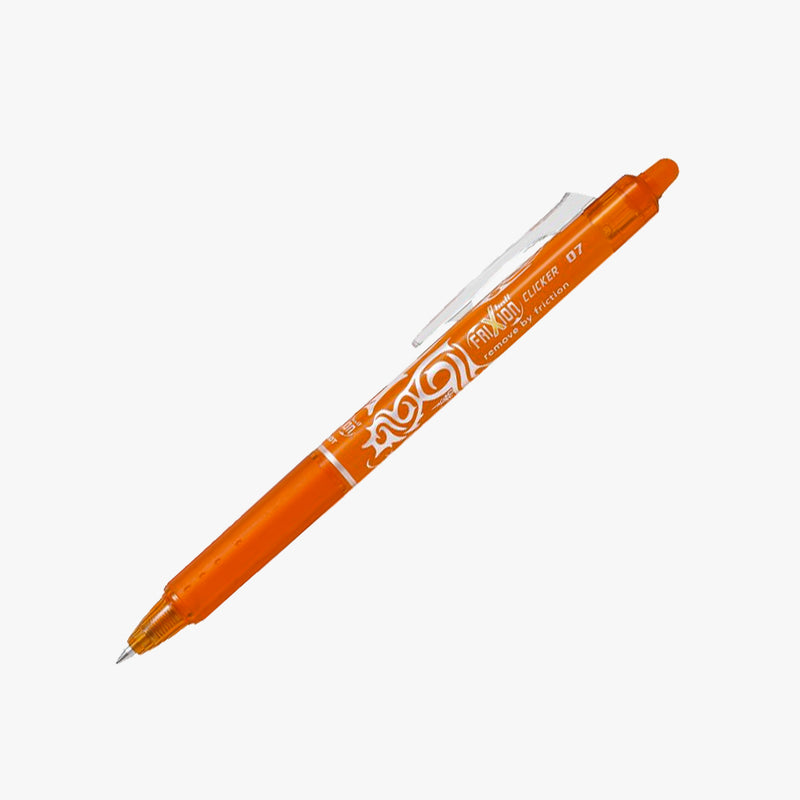 Ballpoint pen Pilot Frixion Clicker orange 0.7