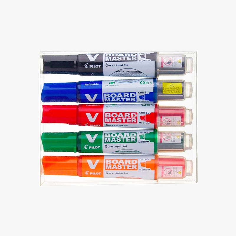 Whiteboard pen Pilot V-Board slanted 5-pack 5 colors